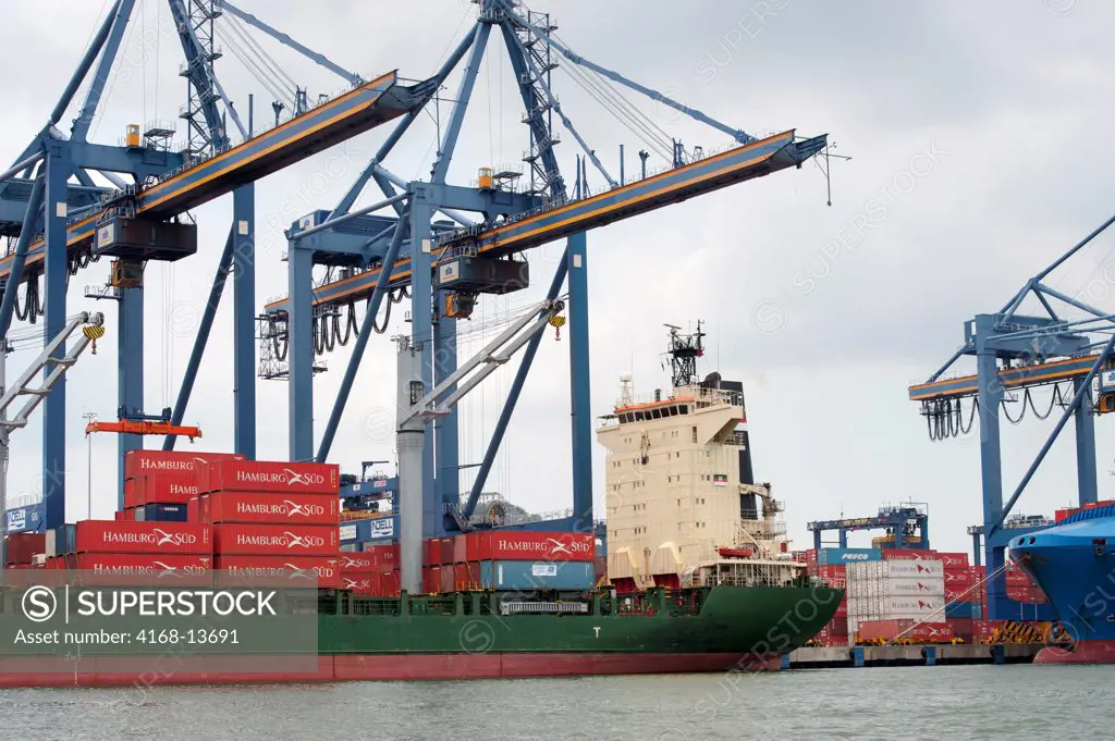 Container Port In Cartagena, Colombia