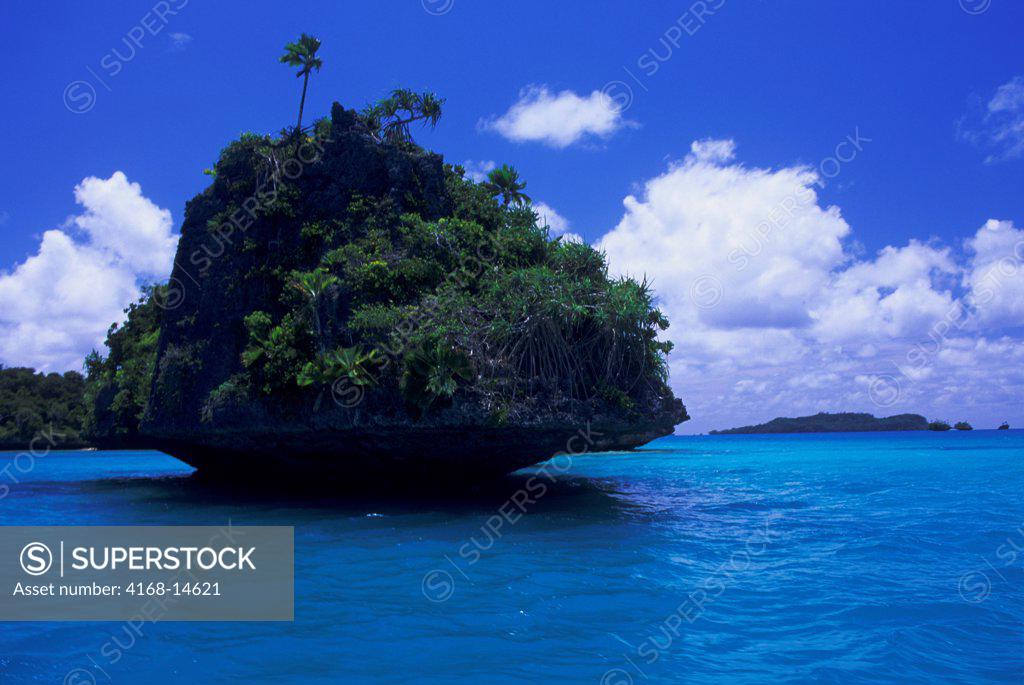 Fiji, Lau Group, Fulanga Island, Lagoon, Limestone Rock Formations ...