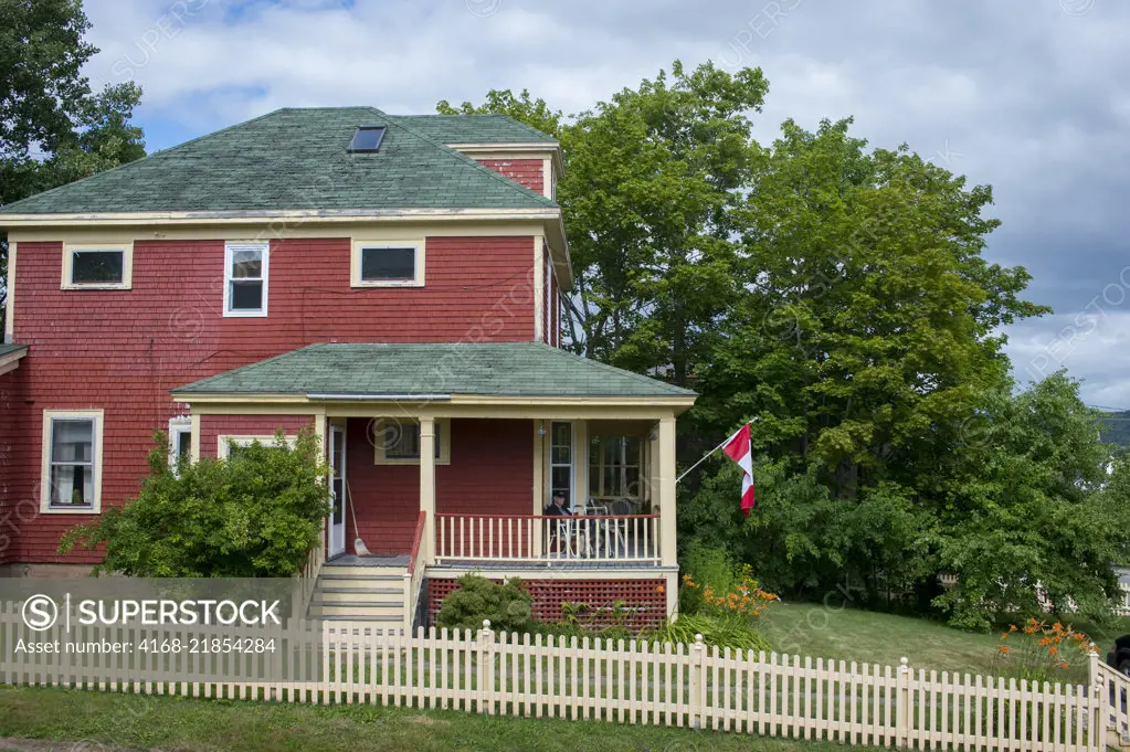 Old house in Baddeck, Nova Scotia, Canada.