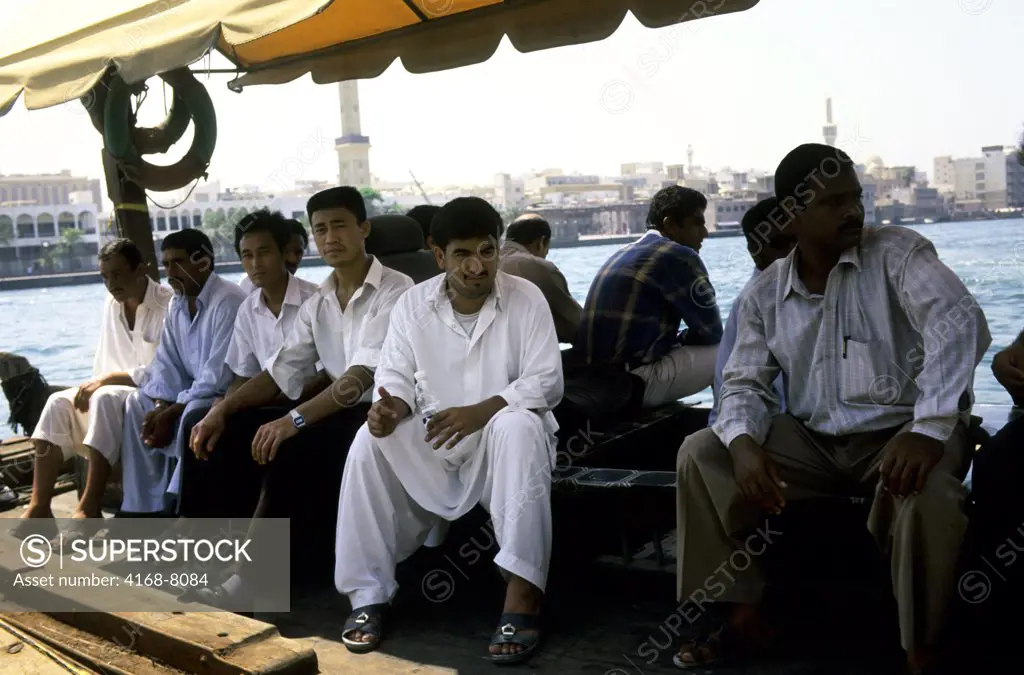 United Arab Emirates, Dubai, Water taxi on Dubai Creek