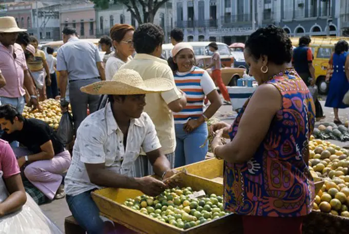 Brazil, Belem, Market Scene