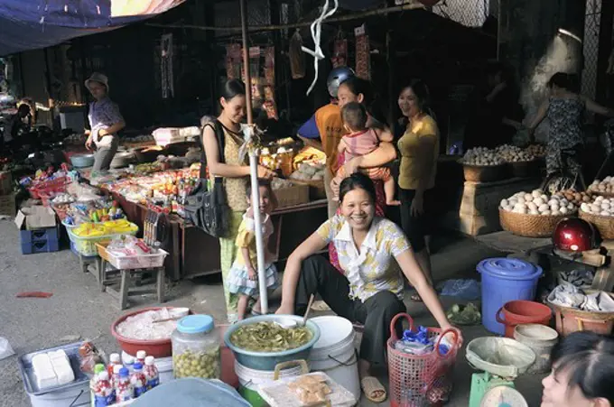 Market in Ha Giang,north Vietnam 2008