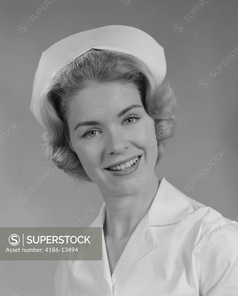 1960S Female Nurse Smiling