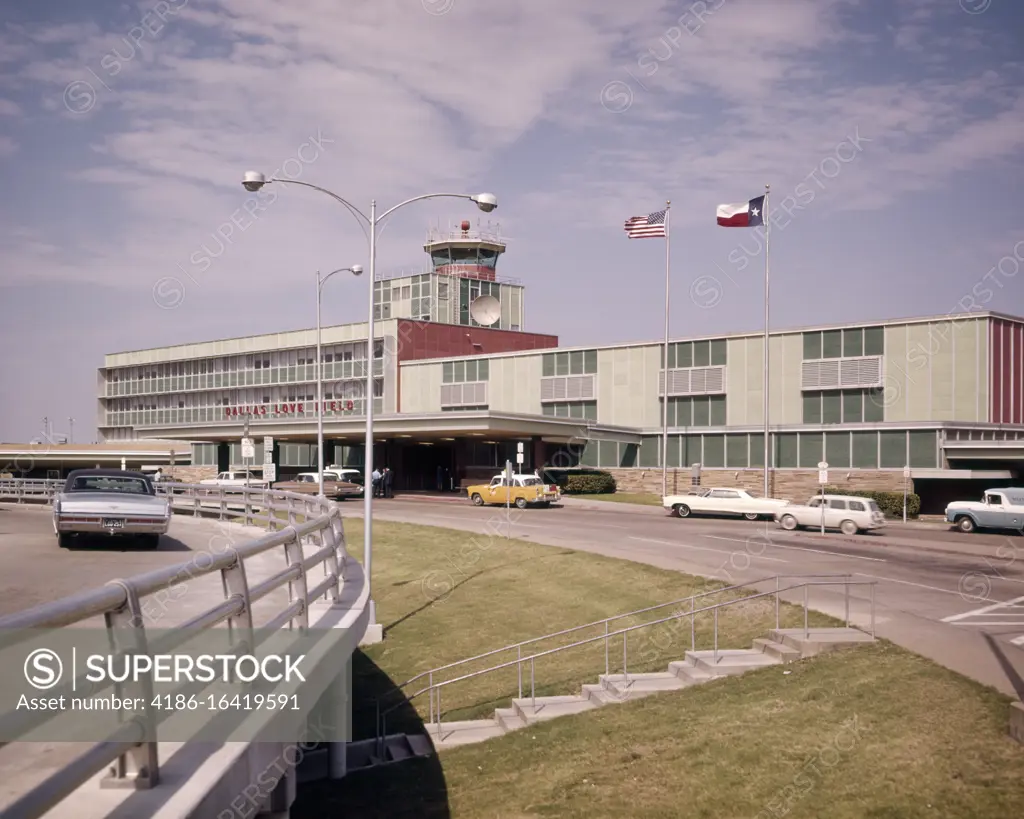 1960s LOVE FIELD AIRPORT MAIN BUILDING DALLAS TEXAS USA