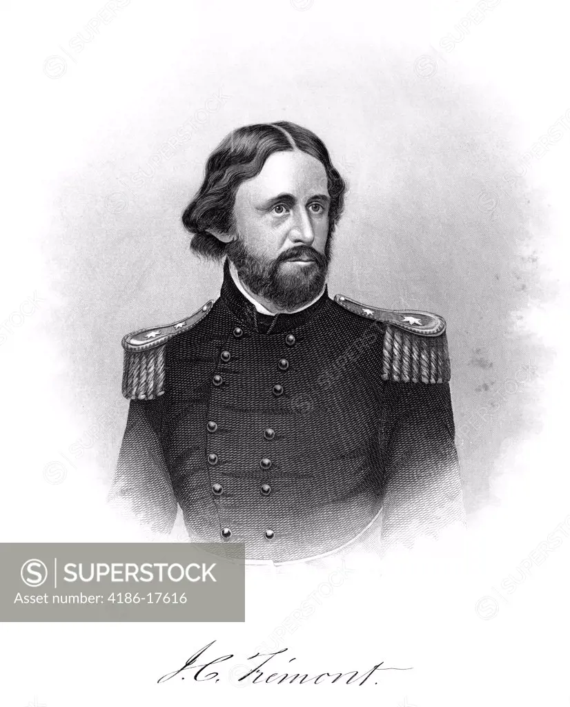 1800S 1860S Major General John C Fremont American Soldier Explorer Politician Served In Mexican American War And American Civil War