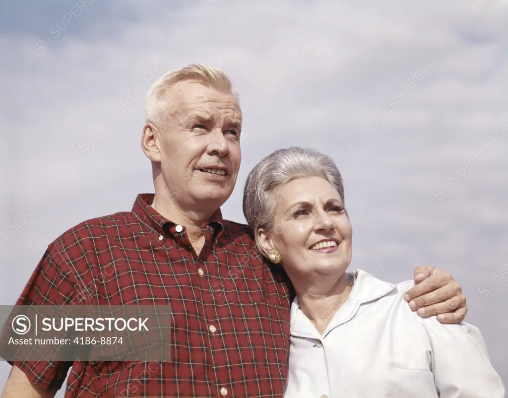 1970S Elderly Couple Portrait