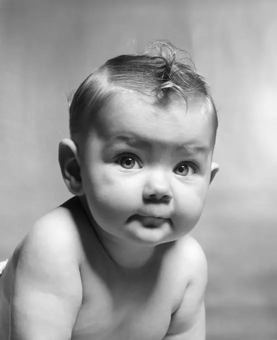 1950S Cute Smirk Baby