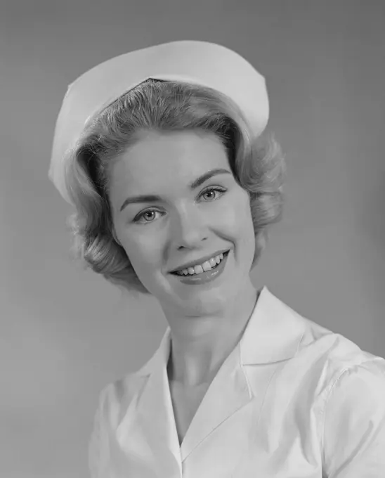 1960S Female Nurse Smiling