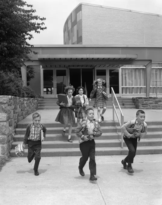 1960S Children School Books Students Grade