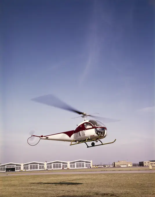 1960S Helicopter Takeoff Landing