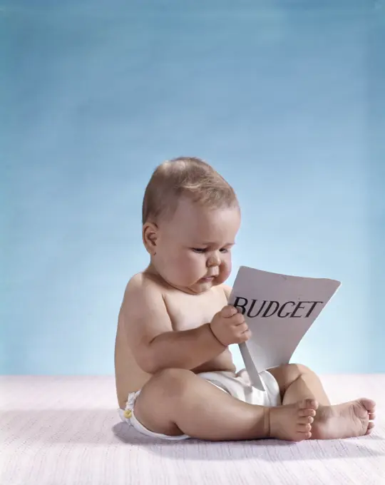 1960S Serious Baby Sitting Reading Budget