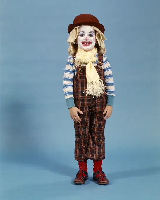 Child Halloween Costume Clown Girl