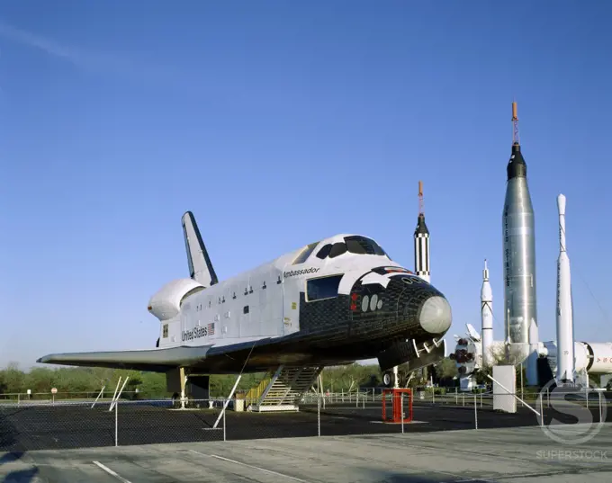 Space shuttles at the space center, Kennedy Space Center, Cape Canaveral, Florida, USA