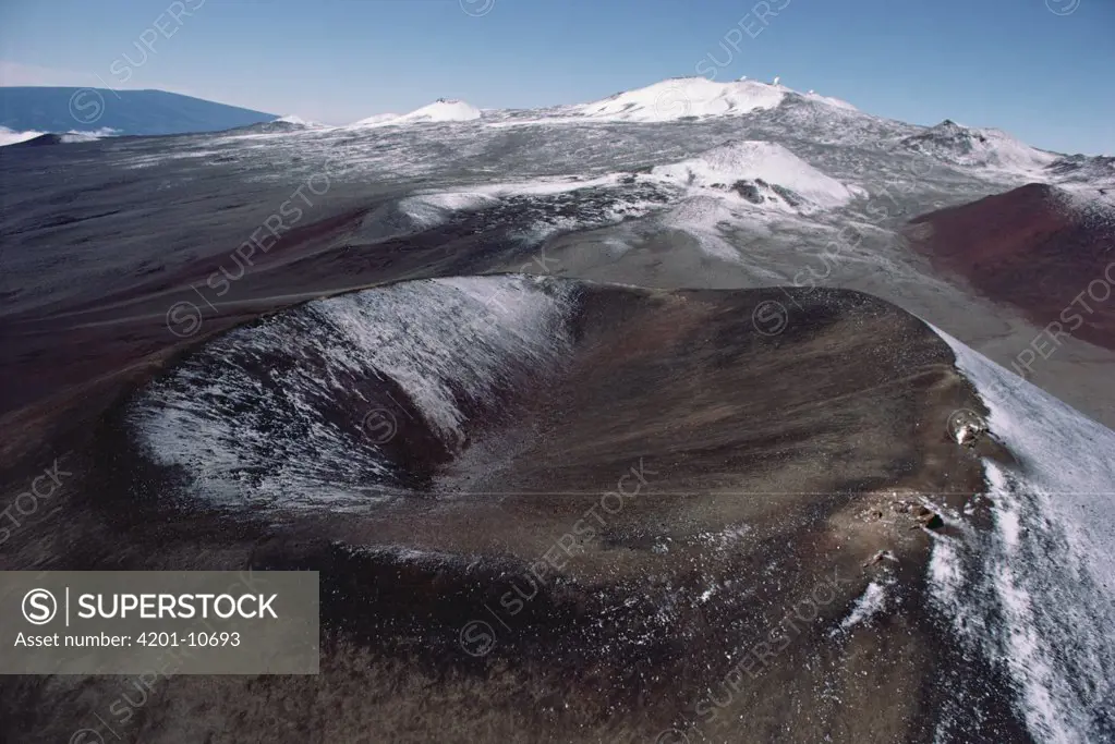 Caldera of Mauna Kea Volcano, Island of Hawaii, Hawaii