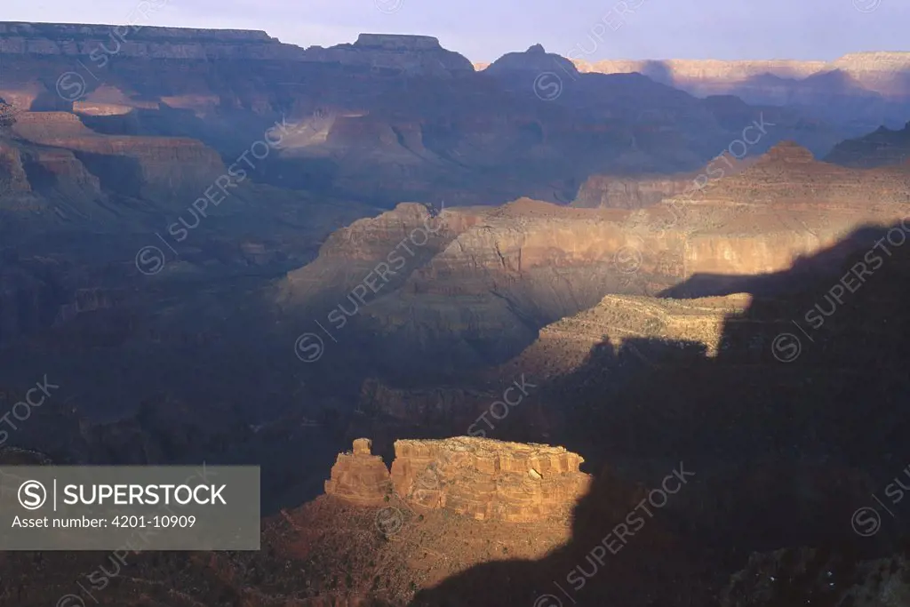 Sunset over Grand Canyon National Park, Arizona