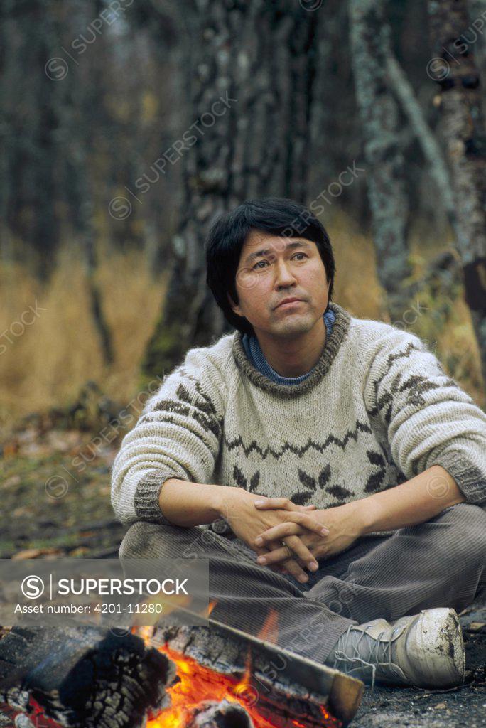 Michio Hoshino portrait, Alaska - SuperStock