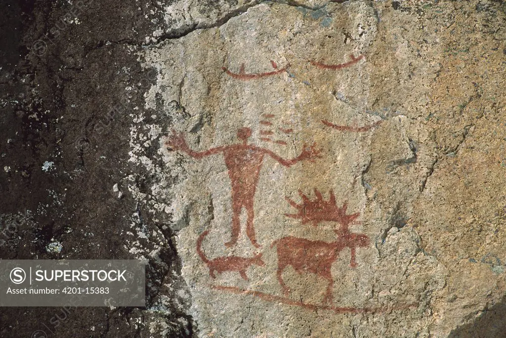 Native American pictographs, Minnesota