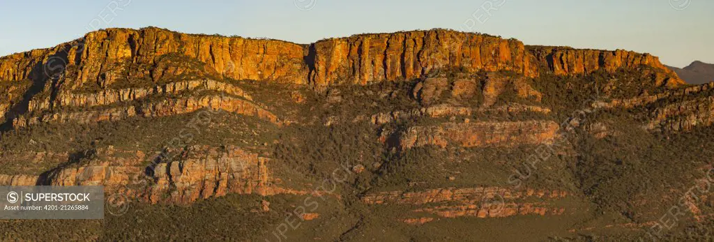 Sandstone cliffs, Flinders Ranges, South Australia, Australia