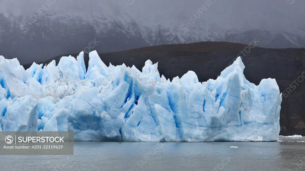 Glacier, Torres del Paine National Park, Patagonia, Chile