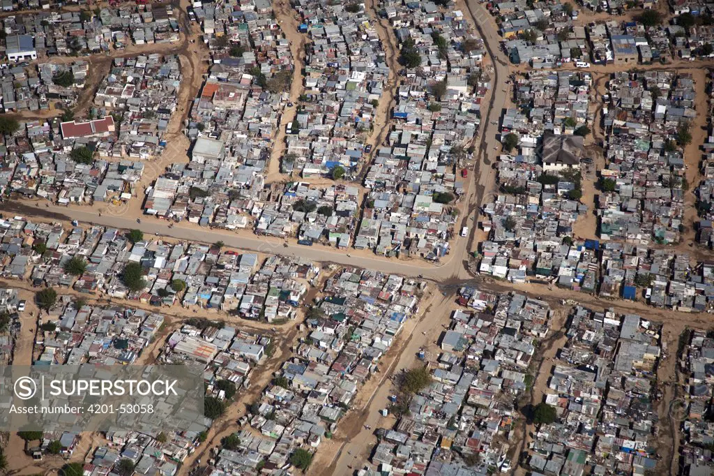 Informal settlement, Gauteng, South Africa