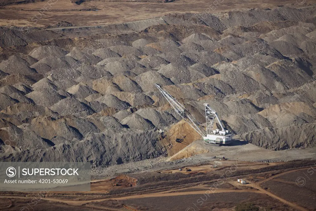 Dragline and coal mine, Mpumalanga, South Africa