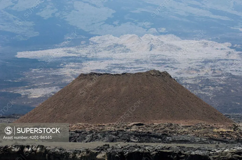 Cerro Azul Volcano, a shield volcano, Isabella Island, Galapagos Islands, Ecuador