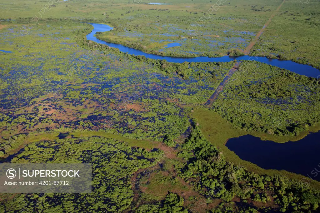 Pantanal in the rainy season, Brazil