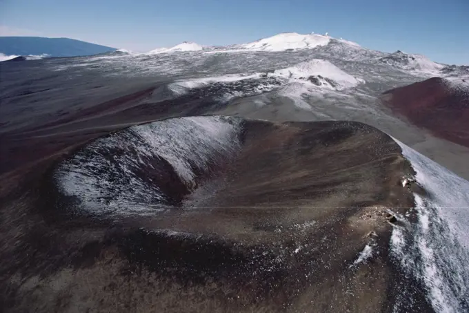 Caldera of Mauna Kea Volcano, Island of Hawaii, Hawaii