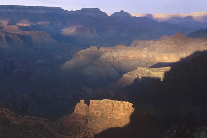 Sunset over Grand Canyon National Park, Arizona