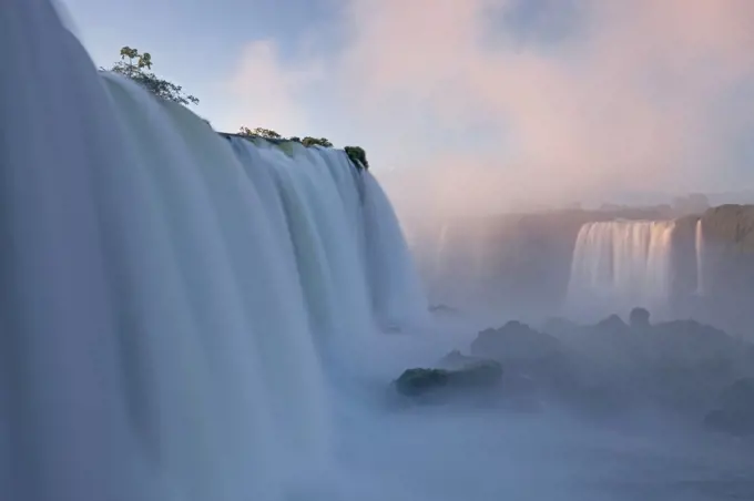 Iguacu Falls, the world's largest waterfalls, Iguacu National Park, Brazil