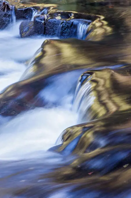 Cascade on stream, Vosges, France