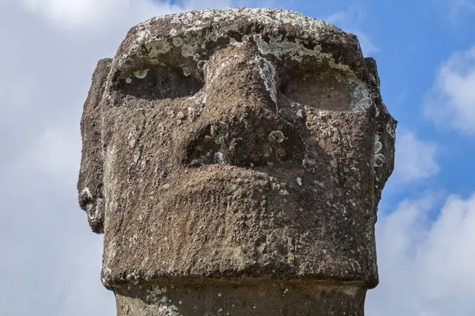 Moai statue, Easter Island, Chile