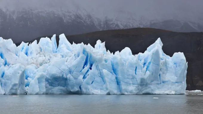 Glacier, Torres del Paine National Park, Patagonia, Chile