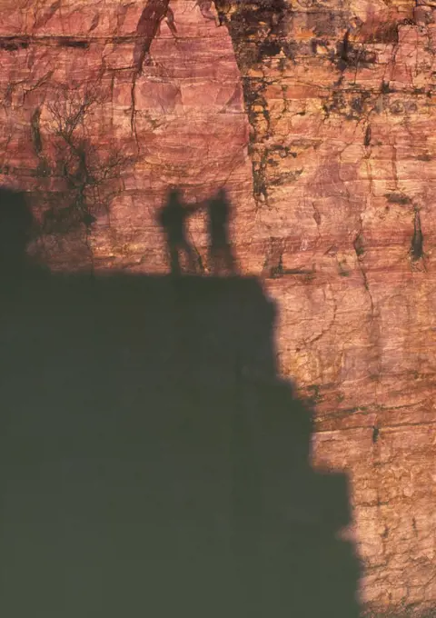 Photographer's shadow, Grand Canyon National Park, Arizona