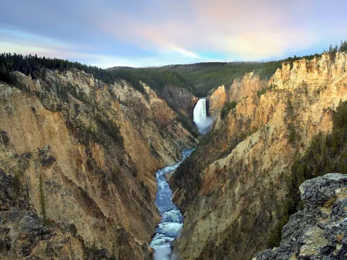 Lower Yellowstone Falls, Yellowstone National Park, Wyoming