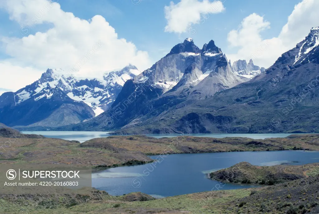 CHILE - Paine Towers / Torres del Paine, PATAGONIA. Patagonian Andes, CHILE.