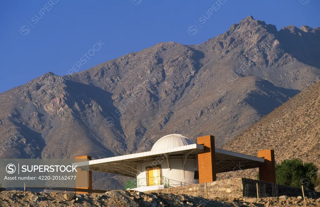 Chile - communal observatory, above Vicuna. Fourth Region Chile.