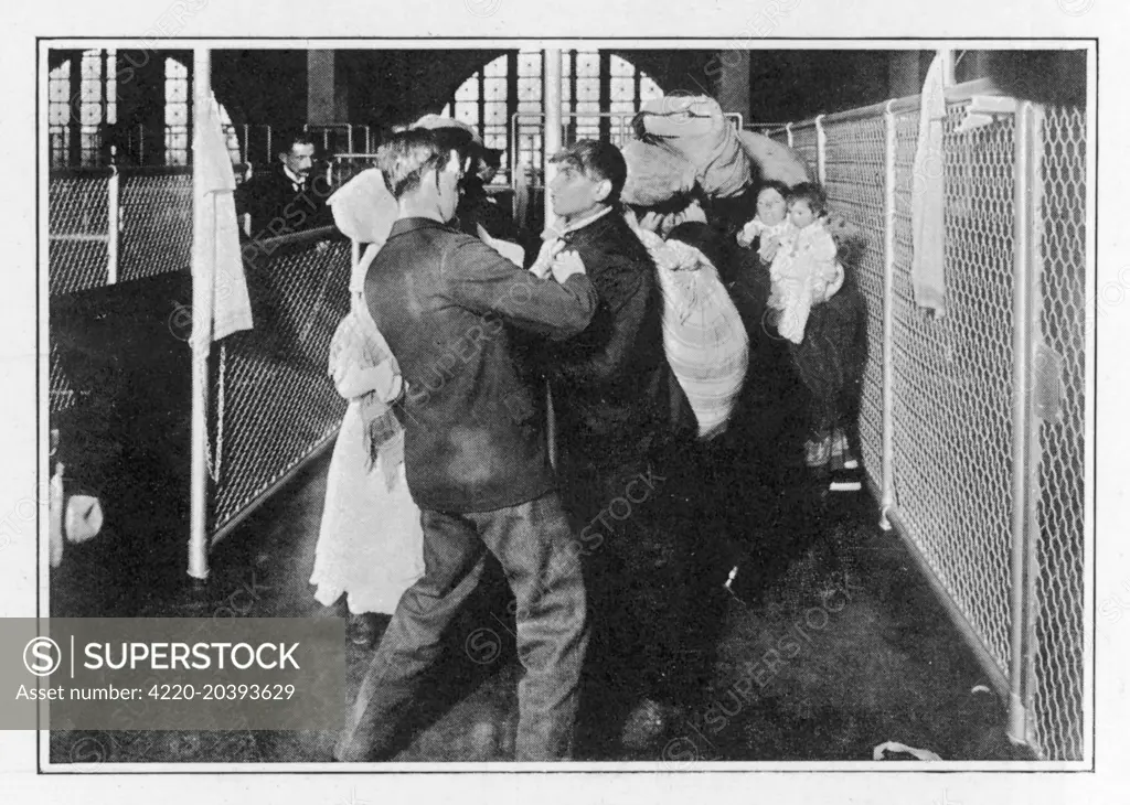 A rejected immigrant at Ellis Island, New York      1911