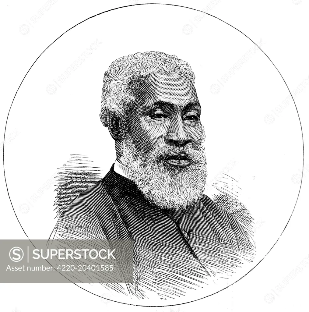 Portrait of the Rev. Josiah Henson, ex-slave, minster and abolitionist, pictured in March 1877 when he was in Britain to visit Queen Victoria.    He was believed to be the model for 'Uncle Tom' in Harriet Beecher Stowe's novel, 'Uncle Tom's Cabin'.     Date: 1877