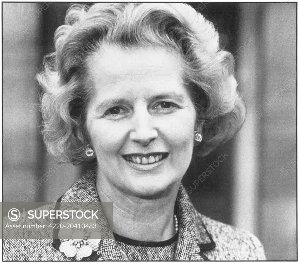 MARGARET THATCHER nee ROBERTS First woman to be British Prime Minister (Conservative) 1979-90. Shown here in 1975 at the time of her election as leader of the Conservative party.     Date: 1975