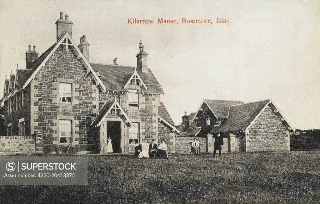 Islay - Bowmore - Kilarrow Manse - the Priest's house     Date: circa 1910s