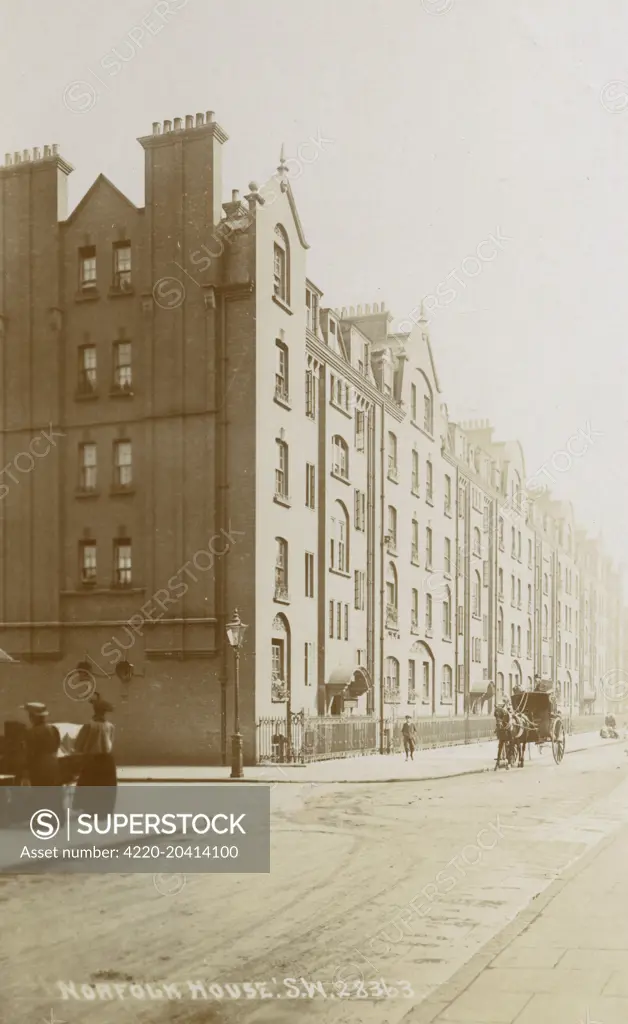 Norfolk House, Regency Street, Pimlico, London     Date: circa 1910s