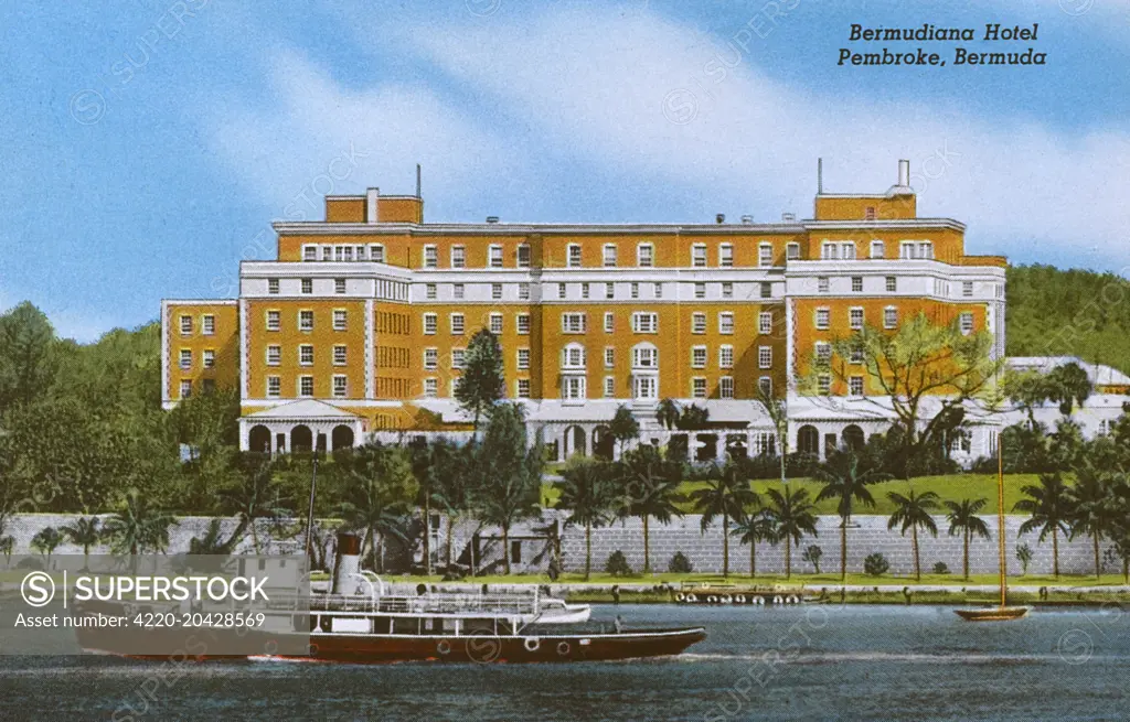 The Bermudiana Hotel, Pembroke, Bermuda.     Date: circa 1940s