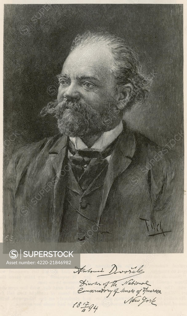 ANTONIN LEOPOLD DVORAK Czech Musician Date: 1841 - 1904 - SuperStock