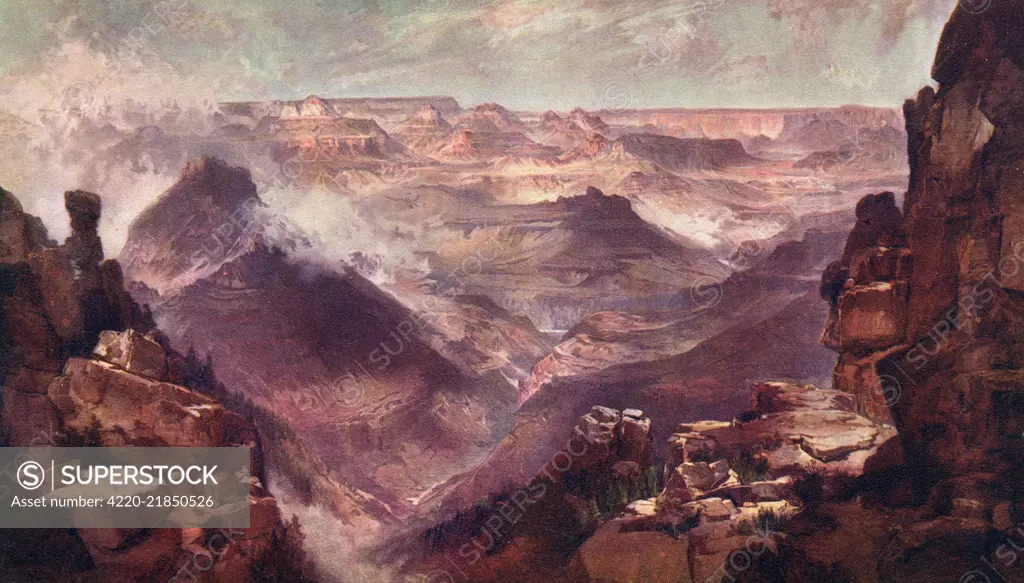  The Grand Canyon of the  Colorado River, Arizona        Date: 1905