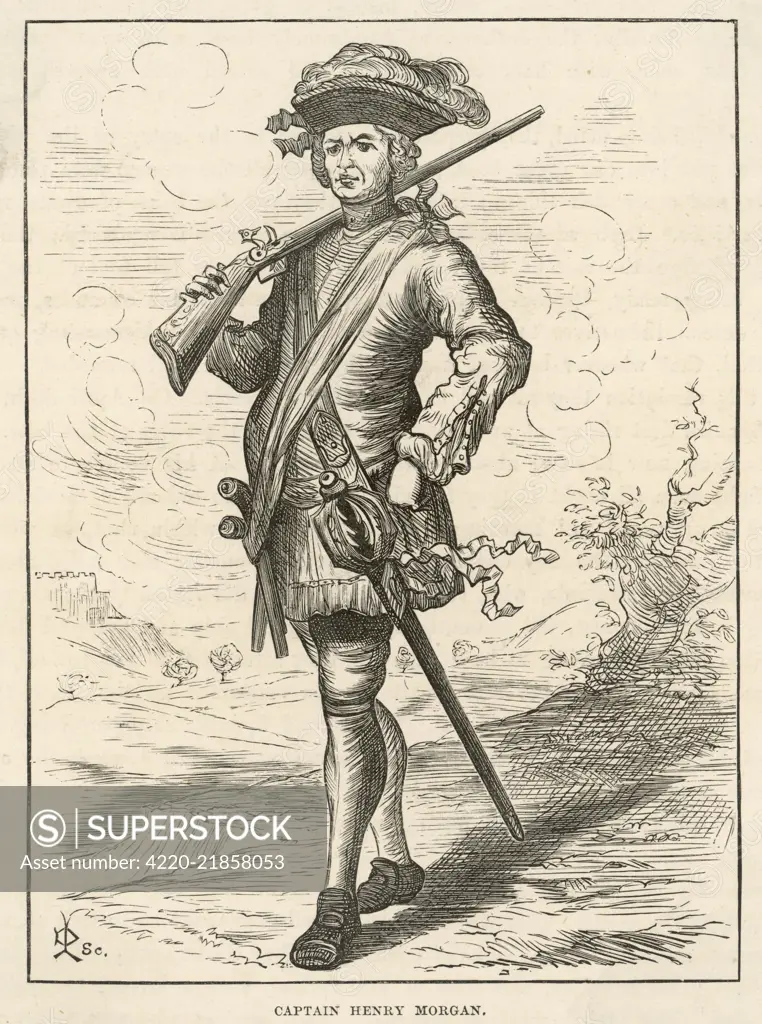 HENRY MORGAN  the Welsh pirate        Date: 1635 - 1688