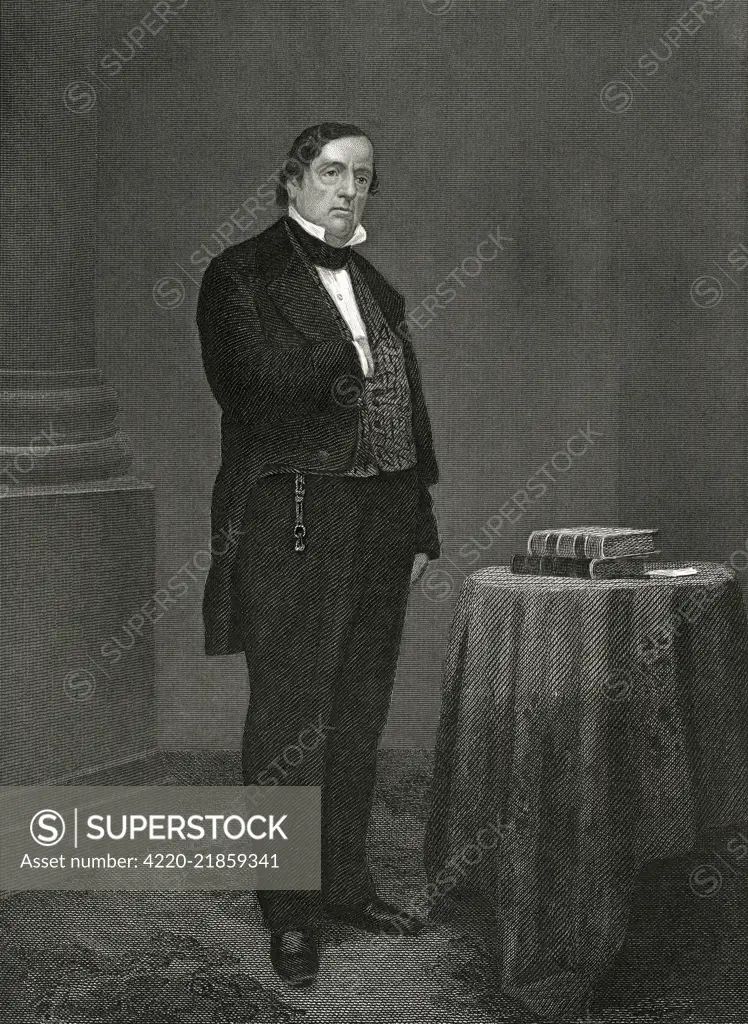 LEWIS CASS  American lawyer and statesman        Date: 1782-1866