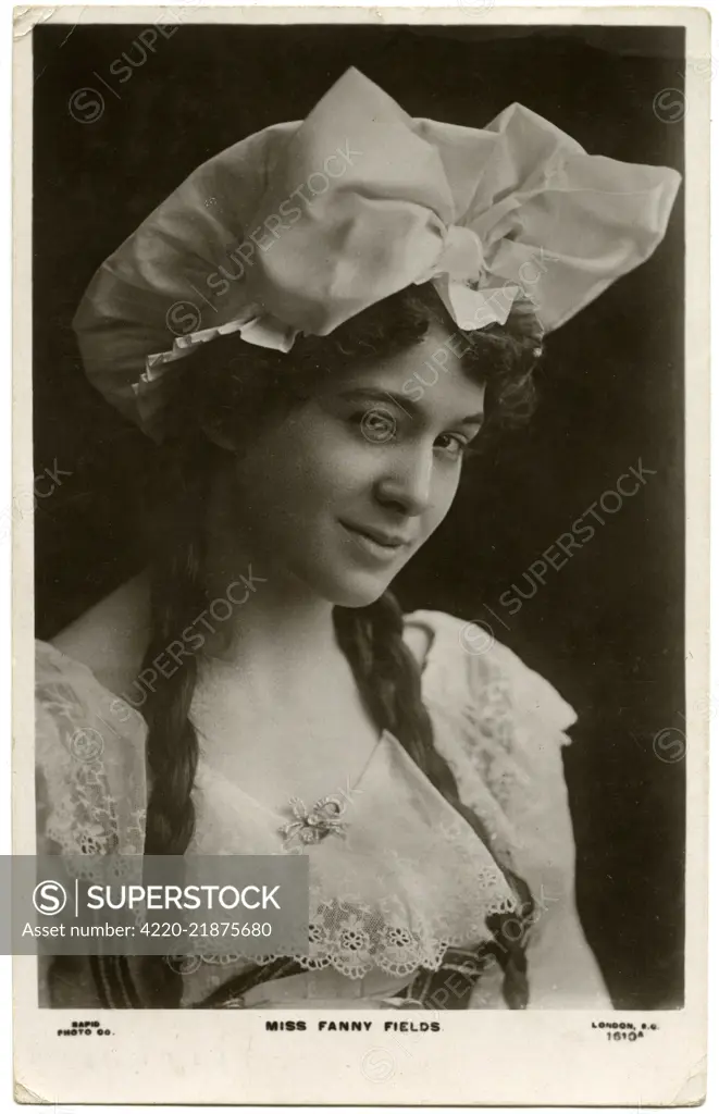 Fanny Fields, actress        Date: early 20th century