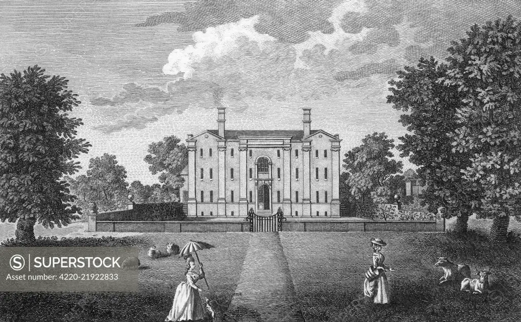 Addiscombe House, Croydon,  Greater London, the  seat of lord Hawkesbury.        Date: 1789