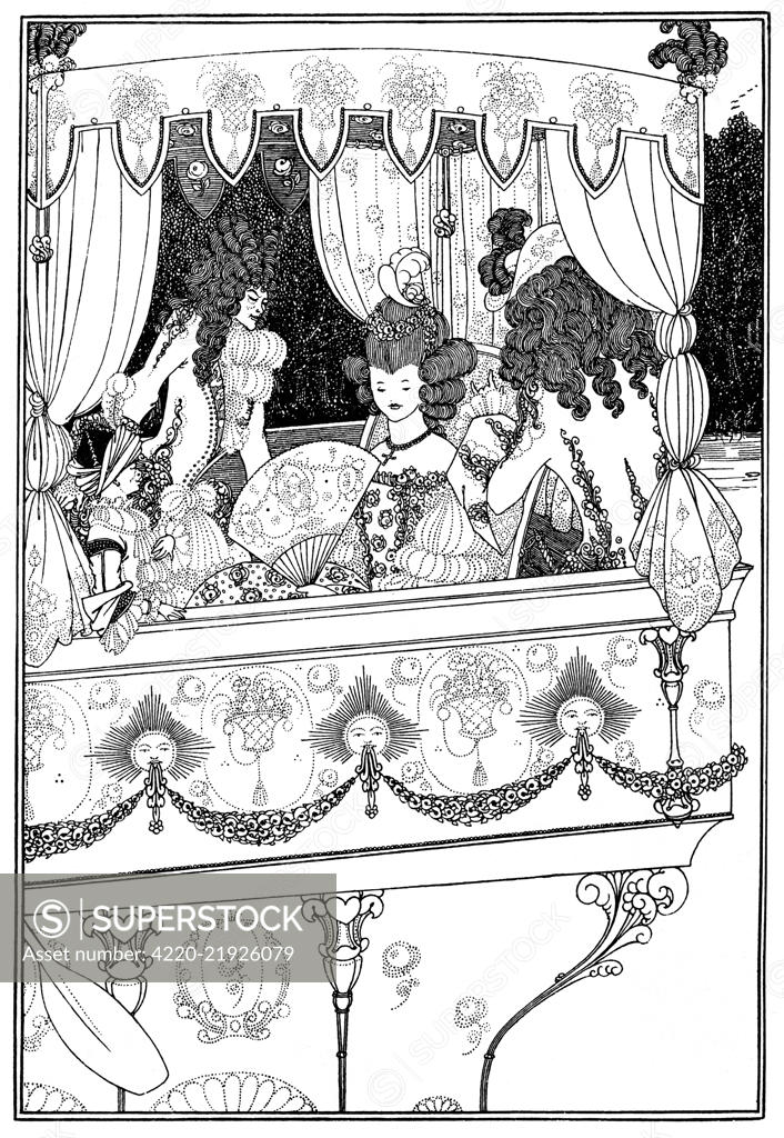 The Barge by Aubrey Beardsley